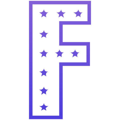 Letter f free icon