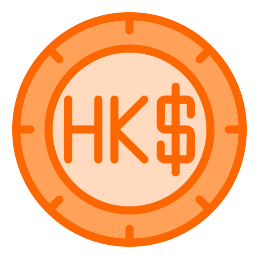 dolar de hong kong icono gratis