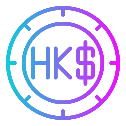 dolar de hong kong icono gratis