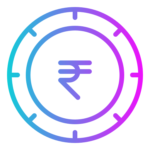 rupia india icono gratis