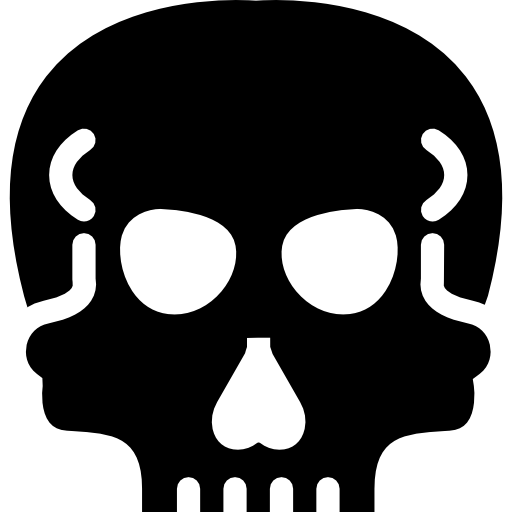 Skull Basic Miscellany Fill icon