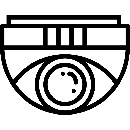 cámara de seguridad icono gratis