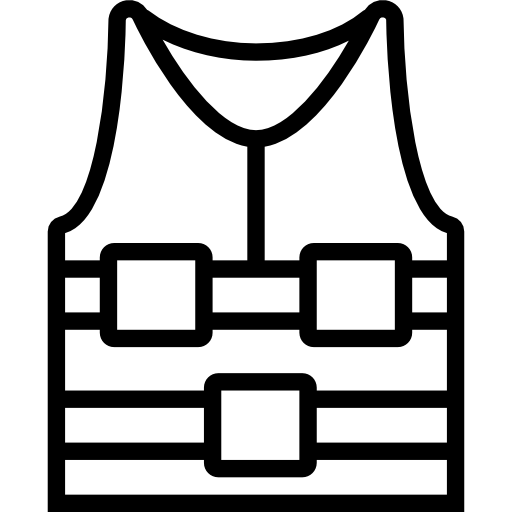 Lifejacket Basic Miscellany Lineal icon