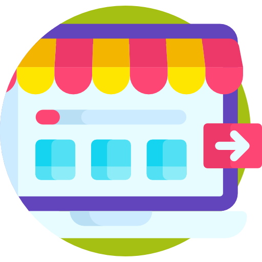 magasin en ligne Icône gratuit