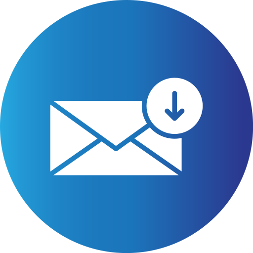 descargar correo electrónico icono gratis