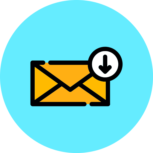 descargar correo electrónico icono gratis