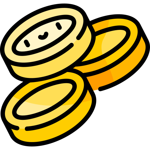 monedas icono gratis