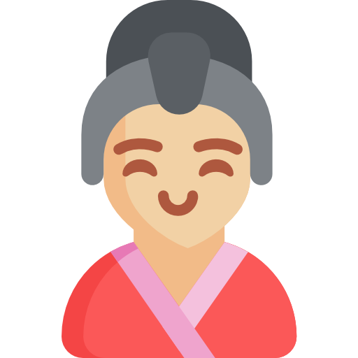 geisha icono gratis