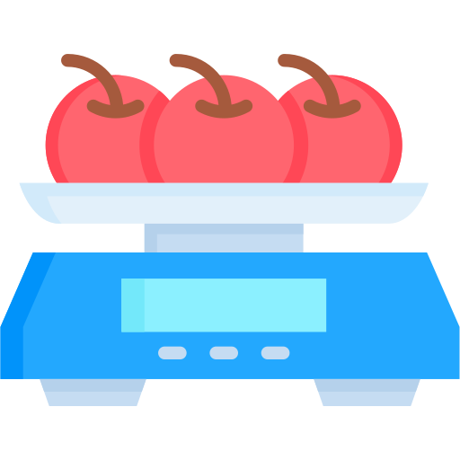 balanza de cocina icono gratis