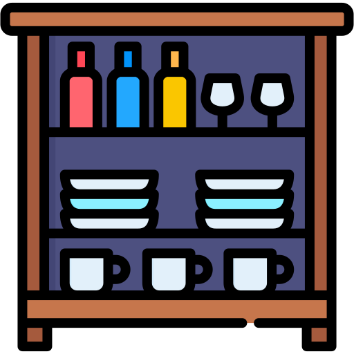 Étagère de rangement Icône gratuit