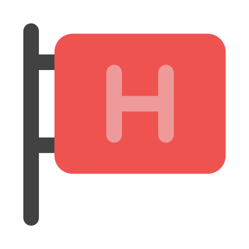 señal de hotel icono gratis