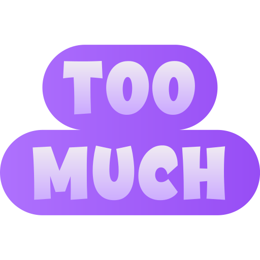 zu viel kostenlos Icon zu viel kostenlos Icon