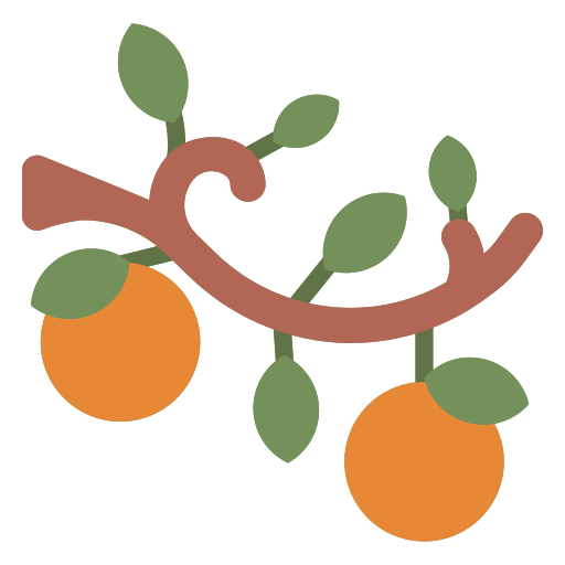 Árbol de frutas icono gratis