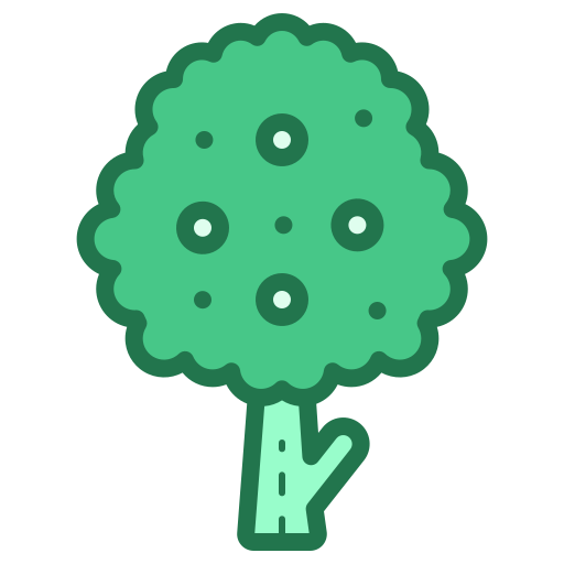 Árbol de frutas icono gratis