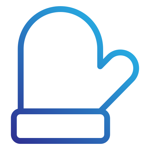 guante de cocina icono gratis