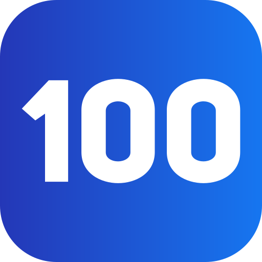 100 Icône gratuit 100 Icône gratuit