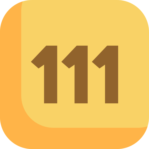 111 icono gratis