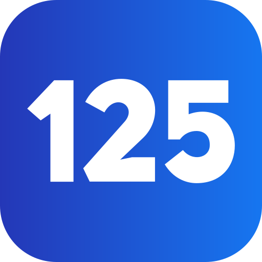 125 Icône gratuit