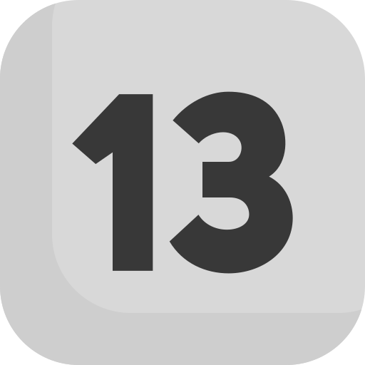13 kostenlos Icon