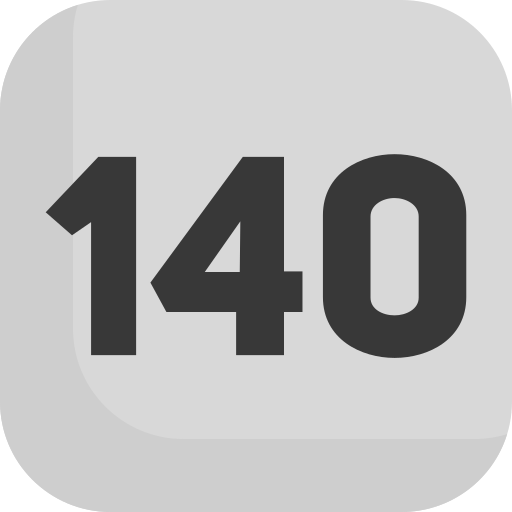 140 icono gratis