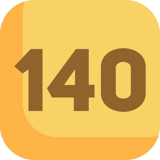 140 icono gratis