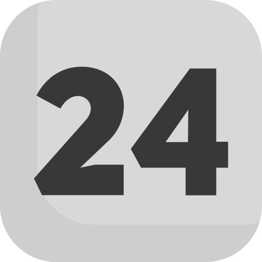 24 grátis ícone