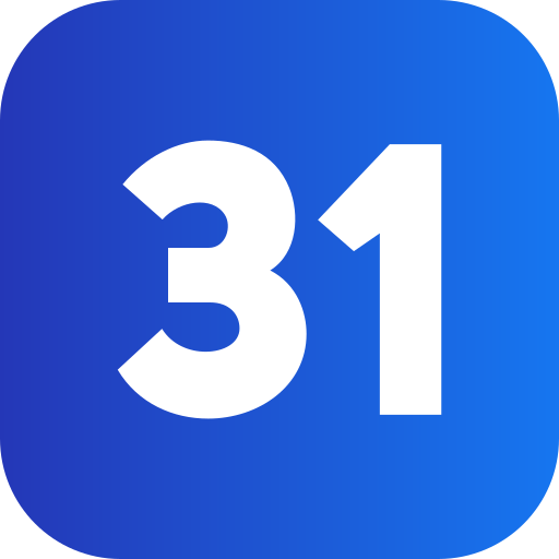 Тридцать один бесплатно иконка