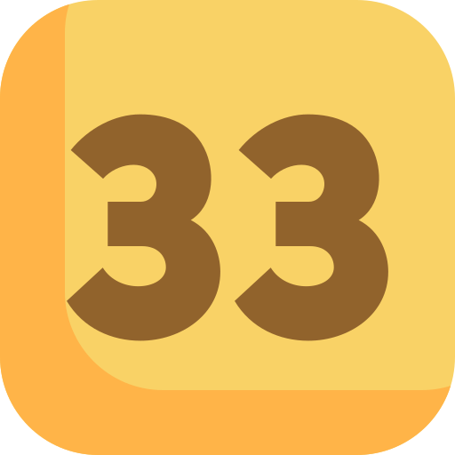 Thirty three free icon Thirty three free icon
