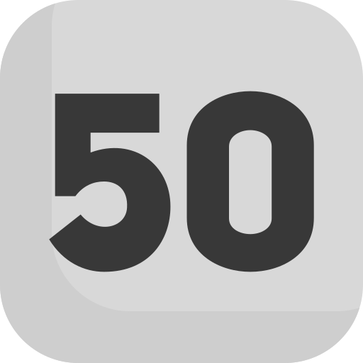 오십 무료 아이콘