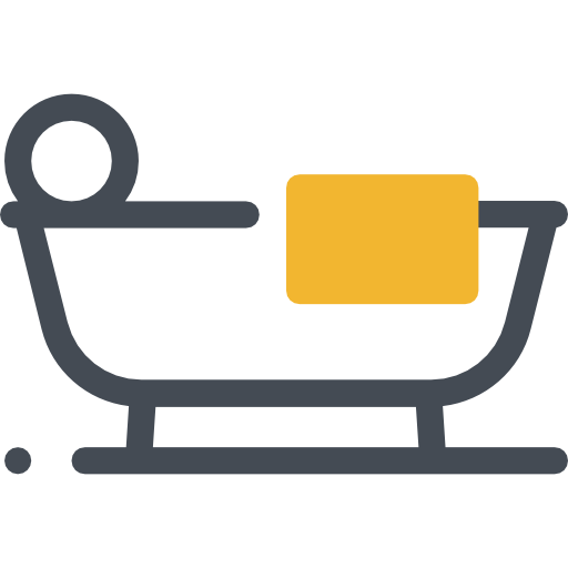 baignoire Icône gratuit baignoire Icône gratuit