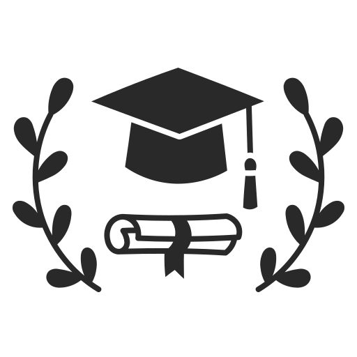 graduación icono gratis