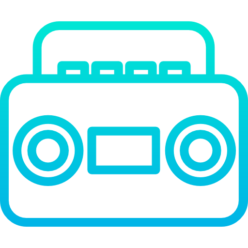 boombox icono gratis