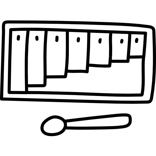 xilófono icono gratis