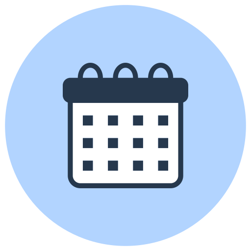 calendário grátis ícone