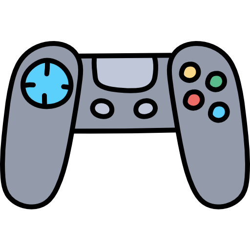 Game controller Hand Drawn Color icon