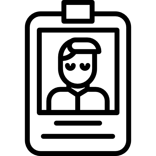 Идентификационная карта бесплатно иконка