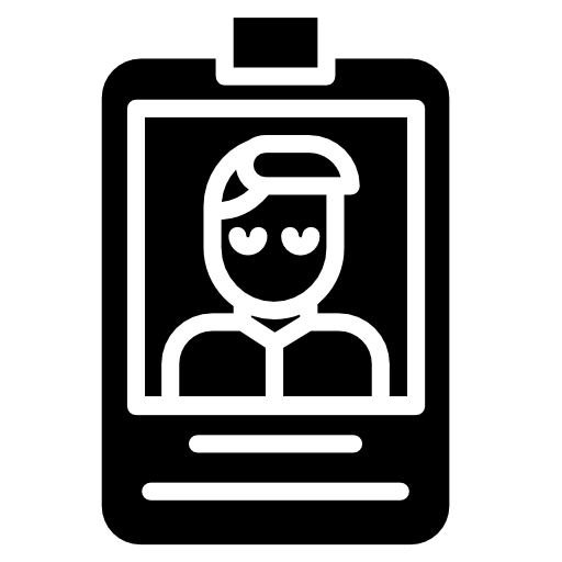 Идентификационная карта бесплатно иконка