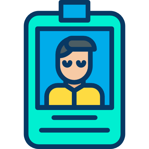 tarjeta de identificación icono gratis