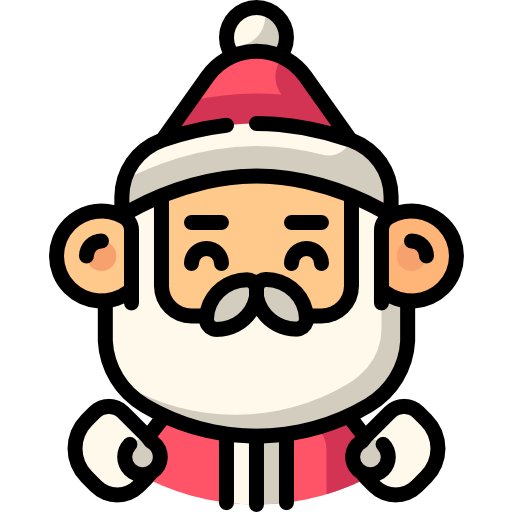 papá noel icono gratis