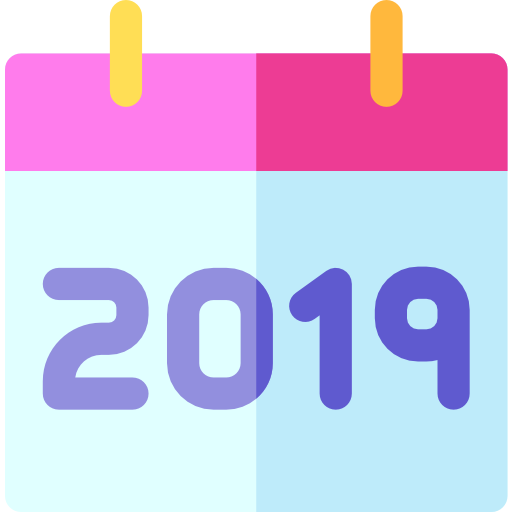 2019 - free icon