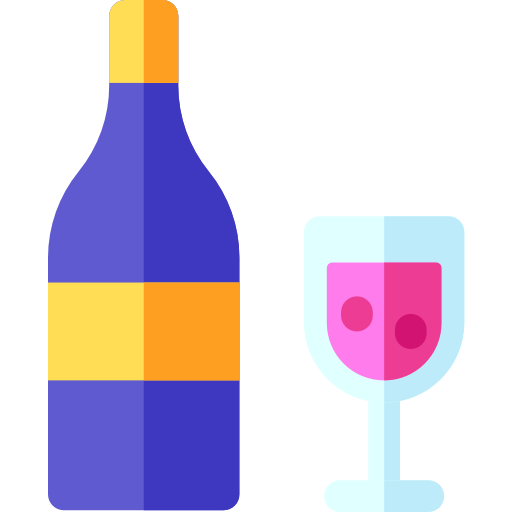 vino icono gratis