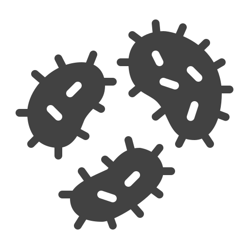 Bacteria free icon Bacteria free icon