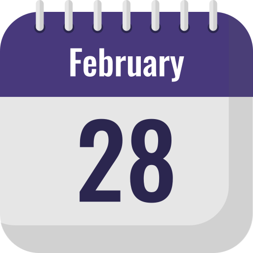 February 28 free icon