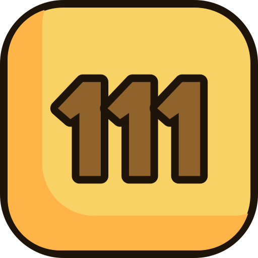 111 icono gratis