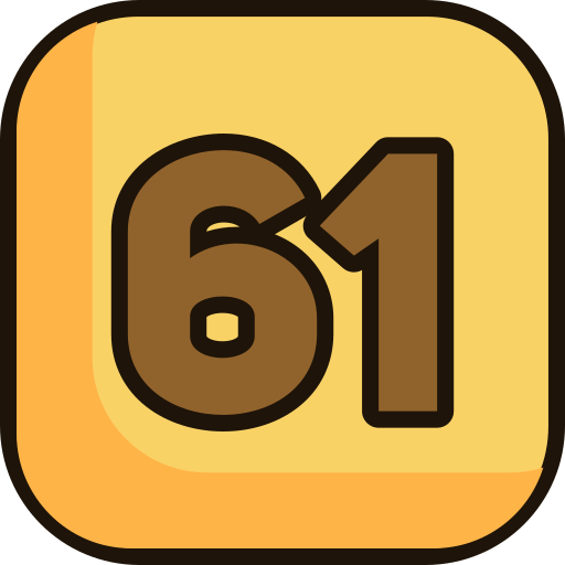 61 grátis ícone