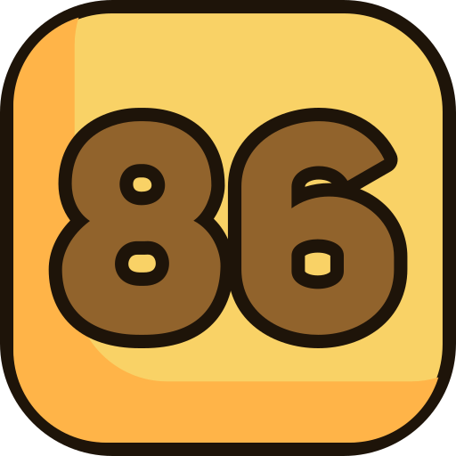 86 grátis ícone
