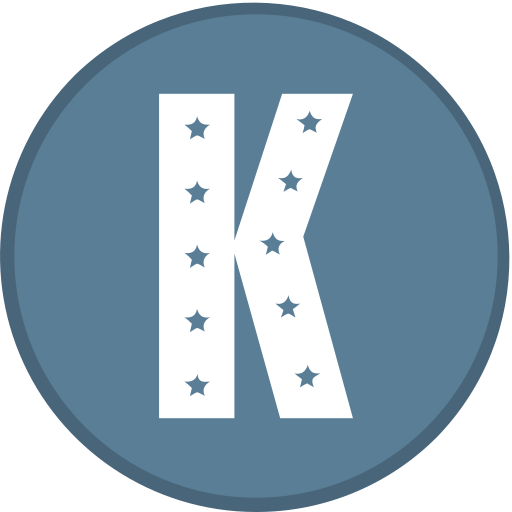 letra k icono gratis