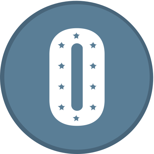 letra o icono gratis