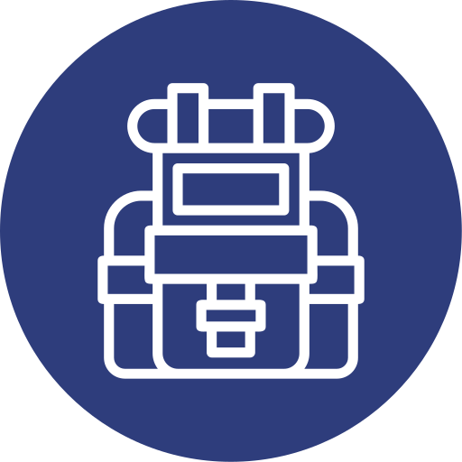 Backpack free icon