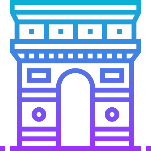 arco de triunfo icono gratis